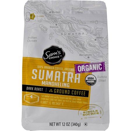 - Sam's Choice Sumatra Mandheling Ground Coffee, 12 oz