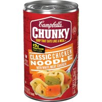 (6 Packs) Campbell's Chunky Classic Chicken Noodle Soup, 18.6 oz