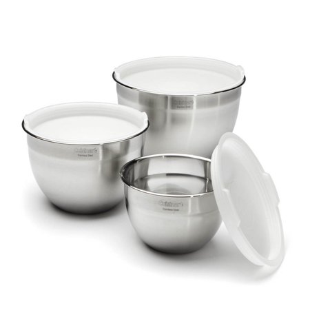 Oxo Stainless Steel Mixing Bowl - Cuisinart Non-Handled Stainless Steel Mixing Bowls with Lids