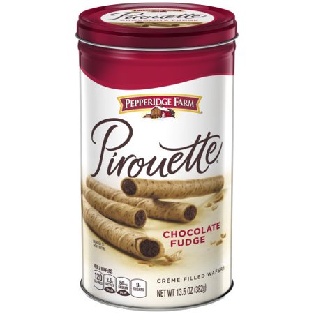 Pepperidge Farm Pirouette Crème Filled Wafers Chocolate Fudge Cookies, 13.5 oz. (The Very Best Chocolate Mint Fudge)