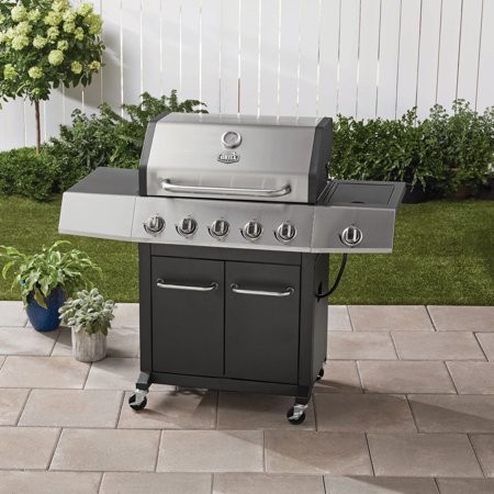 Expert Grill 5 Burner Gas Grill W  Side Burner - Walmart.com