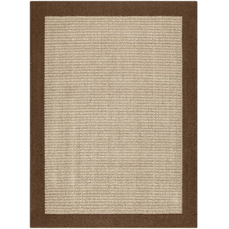 Mainstays Faux Sisal Olefin High Low Loop Tufted Area Rug or (Best Rug Material For Entryway)