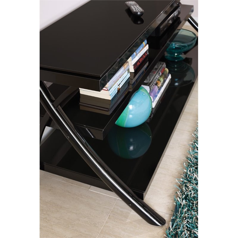 Steve Silver Cyndi TV Stand - Black