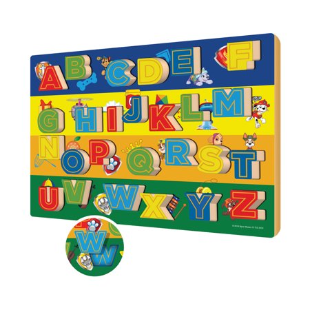 Wood Puzzle Toy - TCG Toys Paw Patrol 26 Piece Chunky ABC Wood Puzzle