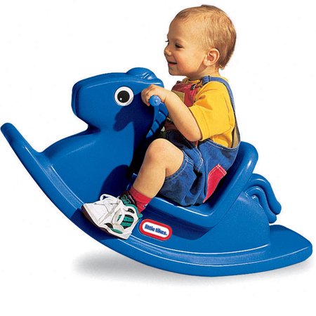 Little Tikes Rocking Horse, Primary Blue (Best Rocking Horse For 1 Year Old)