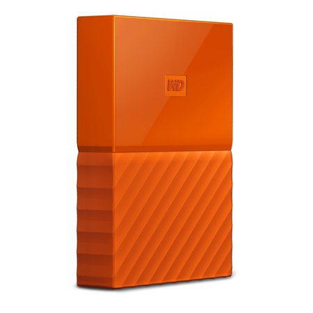Passport 8500 Accessories - WD 4TB Orange My Passport Portable External Hard Drive - USB 3.0 - Model WDBYFT0040BOR-WESN