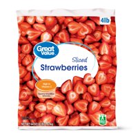 Great Value Sliced Strawberries, 64 oz