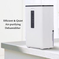Portable Electric Mini Air Dehumidifier Home basements Kitchen Bedroom Small Dehumidifiers Drying Moisture Absorber Low Noise Quiet Air Dryer