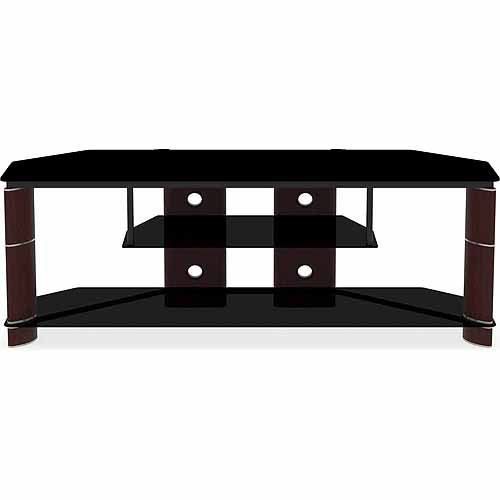Bush Furniture Segments Collection TV Stand, for TVs up to 60'', Prestige Cherry