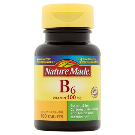 B6 Complex - Nature Made B6 Vitamin, 100 mg, 100 count