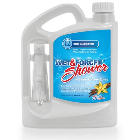 Wet and Forget Weekly Shower Cleaner, 64 Fl Oz (Best Shower Door Cleaner)