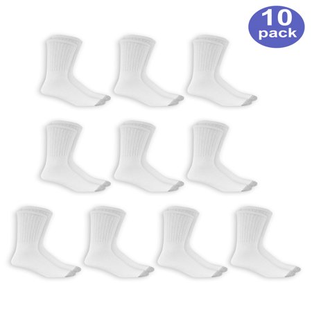 - Men's Big and Tall Crew Socks 10 Pack