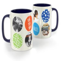 Blue Photo Mug 11 oz
