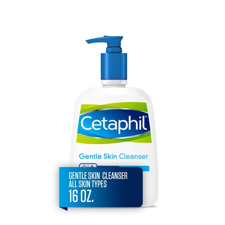 Cetaphil Gentle Skin Cleanser for All Skin Types, Face Wash for Sensitive Skin, 16 (Best Cleanser For Sensitive Acne Prone Skin)