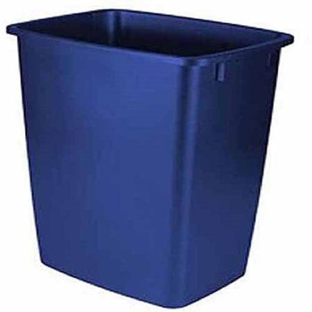 Wastebasket 20 Gallon Charcoal - Rubbermaid 9-Gallon Wastebasket, Royal Blue