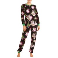 Women's and Women's Plus Christmas Dropseat Union Suit