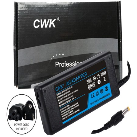 1650 Power Supply CWK® Charger AC Adpater for Acer Aspire AS5750g 9821 AS7741z 4633 AS7750G 6662 AS7741z 5731 AS7740 5691 P/N PA 1650 02 PA 1700 02 Laptop Power Supply Cord Plug ()