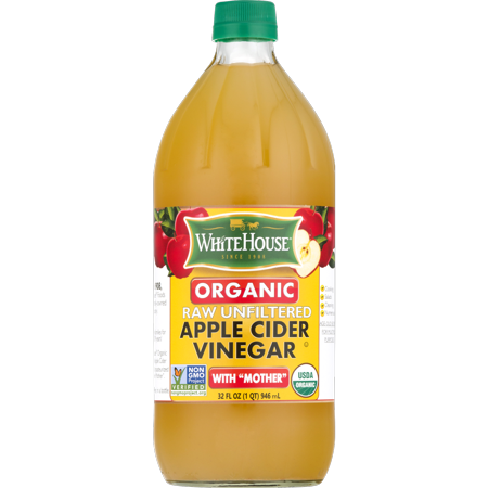 White House Organic Apple Cider Vinegar, Raw & Unfiltered, 32 Fl (Best Organic Apple Cider Vinegar With Mother)