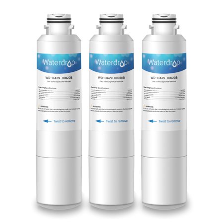 3 Pack Waterdrop Replacement for Samsung DA29-00020B, HAF-CIN/EXP, 46-9101 Refrigerator Water (Best Inline Water Filter For Refrigerator)