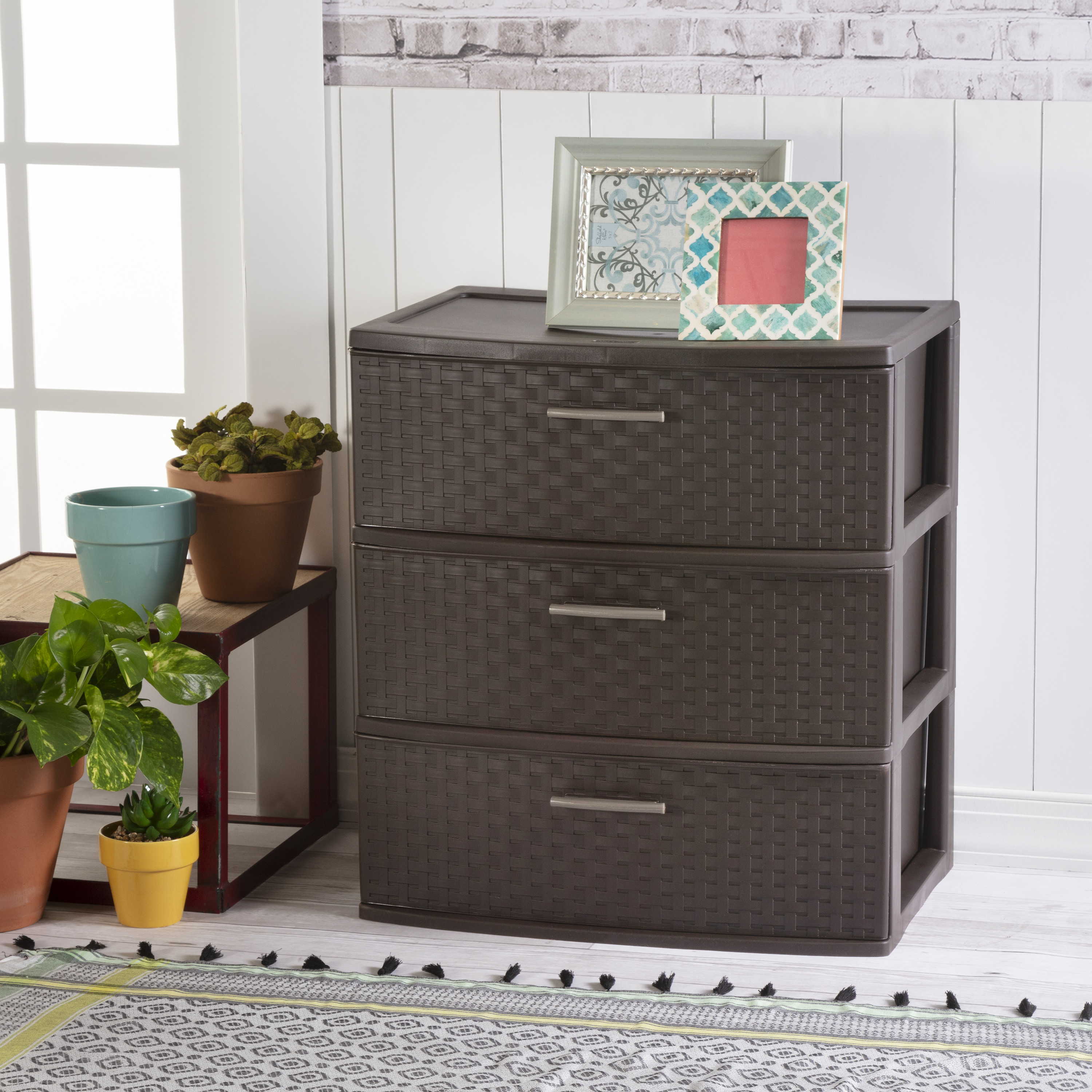 Household Supplies Cleaning Sterilite 4 Drawer Wide Weave Tower