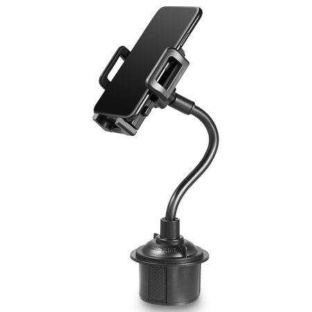 Luxmo Universal Adjustable Quick Release And Rotatable Cup Holder for GPS Cell Phone Car Mount (Best Dslr Car Mount)