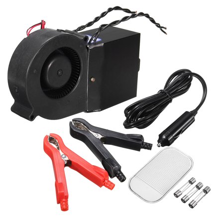Adjustable Cooling Panel M.way 300W/500W PTC Safe Car Adjustable Heating Heater Hot Defroster Cooling Fan Demister DC 12V ()