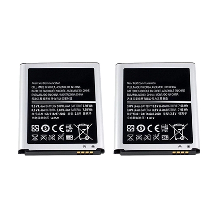 Replacement Battery 2100mAh for Samsung Galaxy S3 Slim DUOS  SCH-R530M Metro PCS Phone Models (2 (What's The Best Metro Pcs Phone 2019)