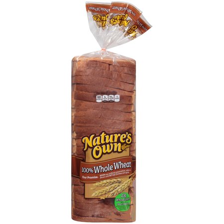 Nature's Own® 100% Whole Wheat Bread 20 oz. Bag - Walmart.com