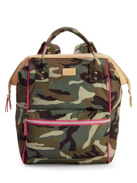 Convertible Backpack Camo on Canvas