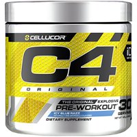Cellucor C4 Original Pre Workout Powder, Icy Blue Razz, 30 Servings