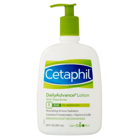 Cetaphil DailyAdvance Lotion with Shea Butter, 20 fl oz - Walmart.com