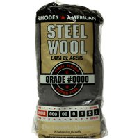 Rhodes American Steel Wool, Super Fine Grade #0000, 12 pads