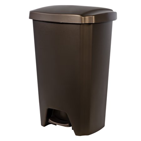 Hefty 13-Gal Step-On Trash Can, Multiple Colors