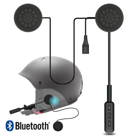 - Motorcycle Helmet Headset Bluetooth Wireless Helmet Heaphones Speakers Hands free Call Music Control For Motorbike