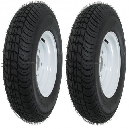 2-Pack Trailer Tires Rims 20.5 8 10 205/65-10 20.5X8.0-10 ...