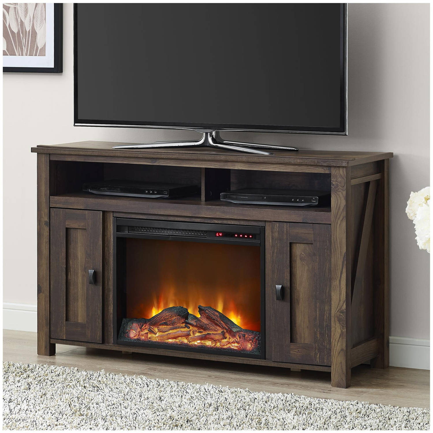 Altra Falls Creek Media Fireplace for TVs up to 50'', Multiple Colors