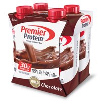 (2 pack) Premier Protein Shake, Chocolate, 30g Protein, 11 Fl Oz, 4 Ct