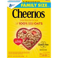 (2 Pack) Cheerios, Gluten Free, Breakfast Cereal, 18 oz Box