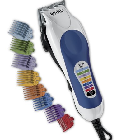 Wahl Corded Color Pro Color Coded Haircut Hair Clipper Kit, 20 pc, Model