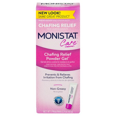 Monistat Care Chafing Relief Powder Gel, Chafe Prevention, 1.5