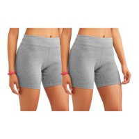 Women's Core Active Dri-More Bike Short, 2 Pack Value Bundle
