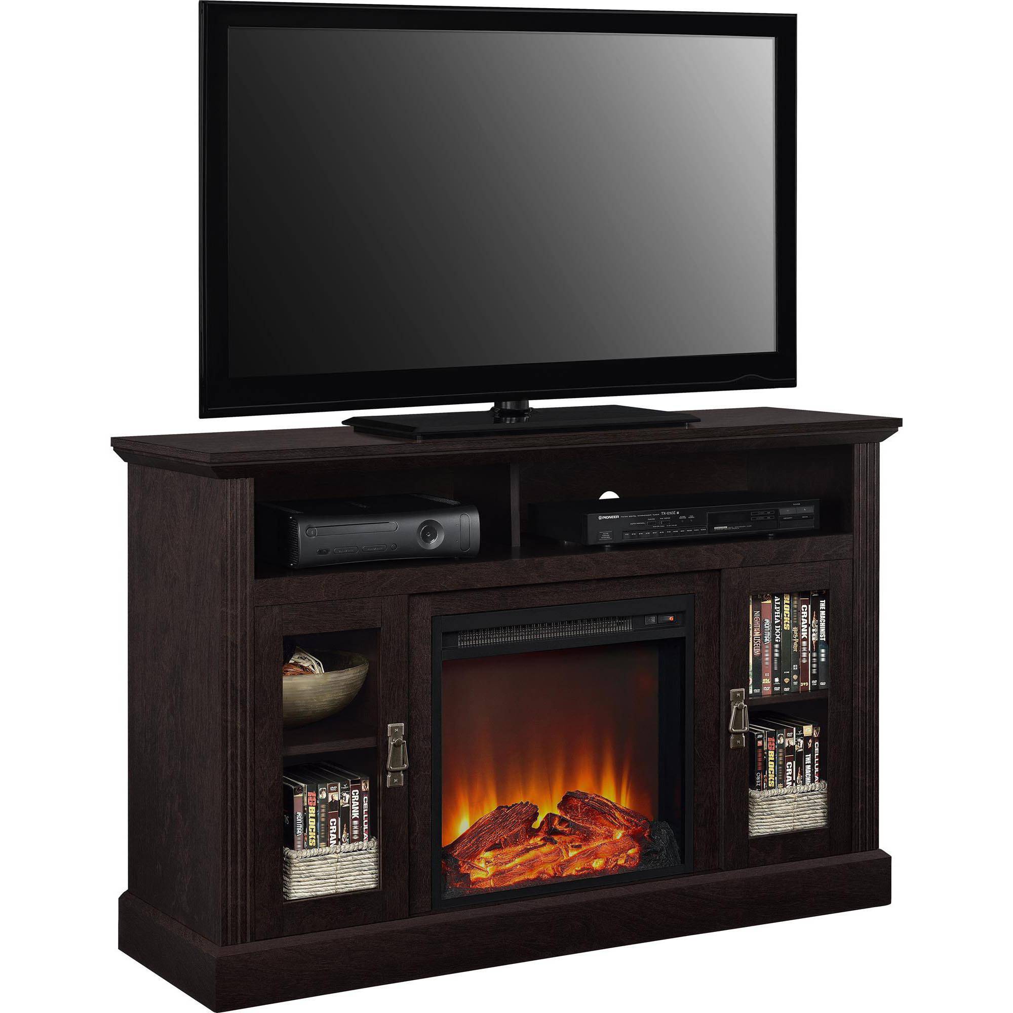 Altra Chicago Fireplace Espresso TV Console for TVs up to 50''