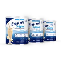 Ensure Original Nutrition Powder Vanilla for Meal Replacement 14.1 oz Cans (Pack of 3)