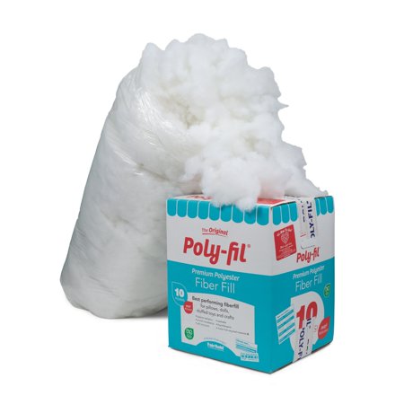 Poly Fill Insert - Poly-Fil Premium Polyester Fiberfill - 10 Pound Box
