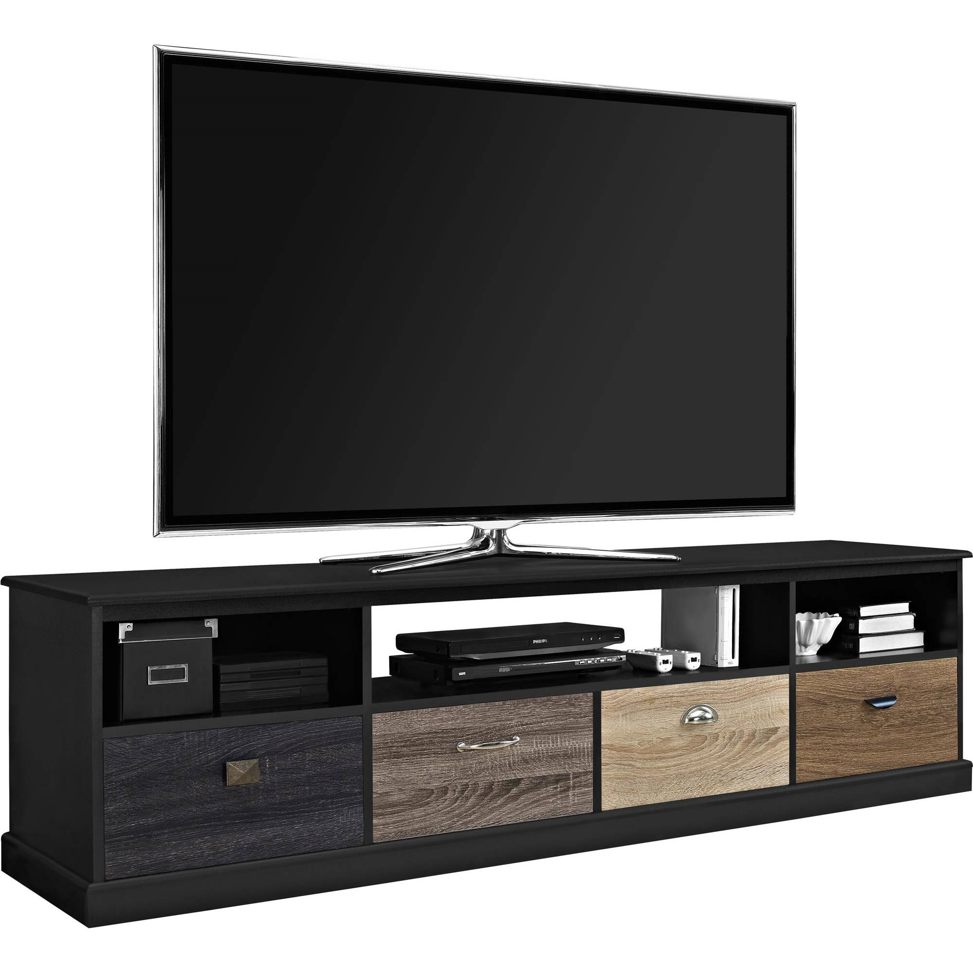 Altra Mercer 65'' TV Console with Multicolored Drawer Fronts, Multiple Colors