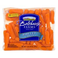 Bolthouse Farms Peeled Baby Cut Carrots, 1 lb Bag