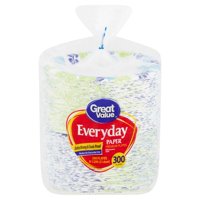 Great Value Everyday Paper Lunch Plates, 8 5/8", 300 Count