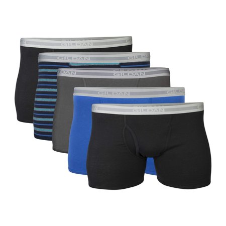 Gildan Men's Dyed Assorted Boxer Brief Underwear, (Best Mens Cotton Boxers)