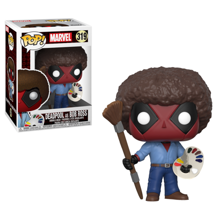 - Funko Pop! Marvel: Deadpool as Bob Ross