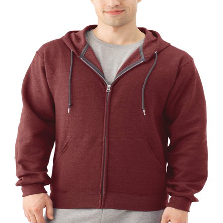 Fruit of the Loom Big Men's Dual Defense EverSoft Fleece Full Zip Hooded (Best Of Sade Zip)